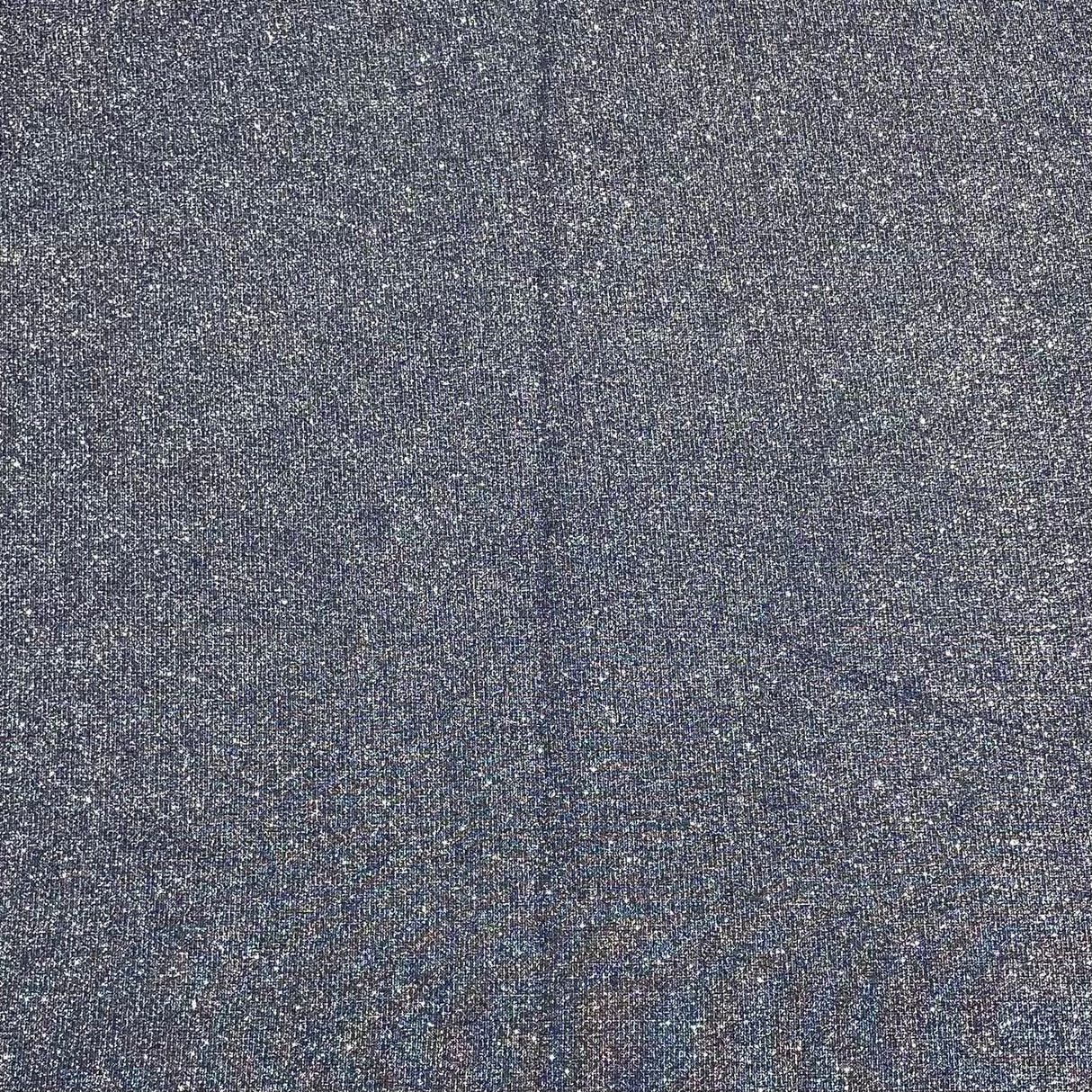 Pound A Metre 3 Metres 3 Metres, Premium Sparkle Glitter Stretch Moonlight 55’ Wide (Blue)