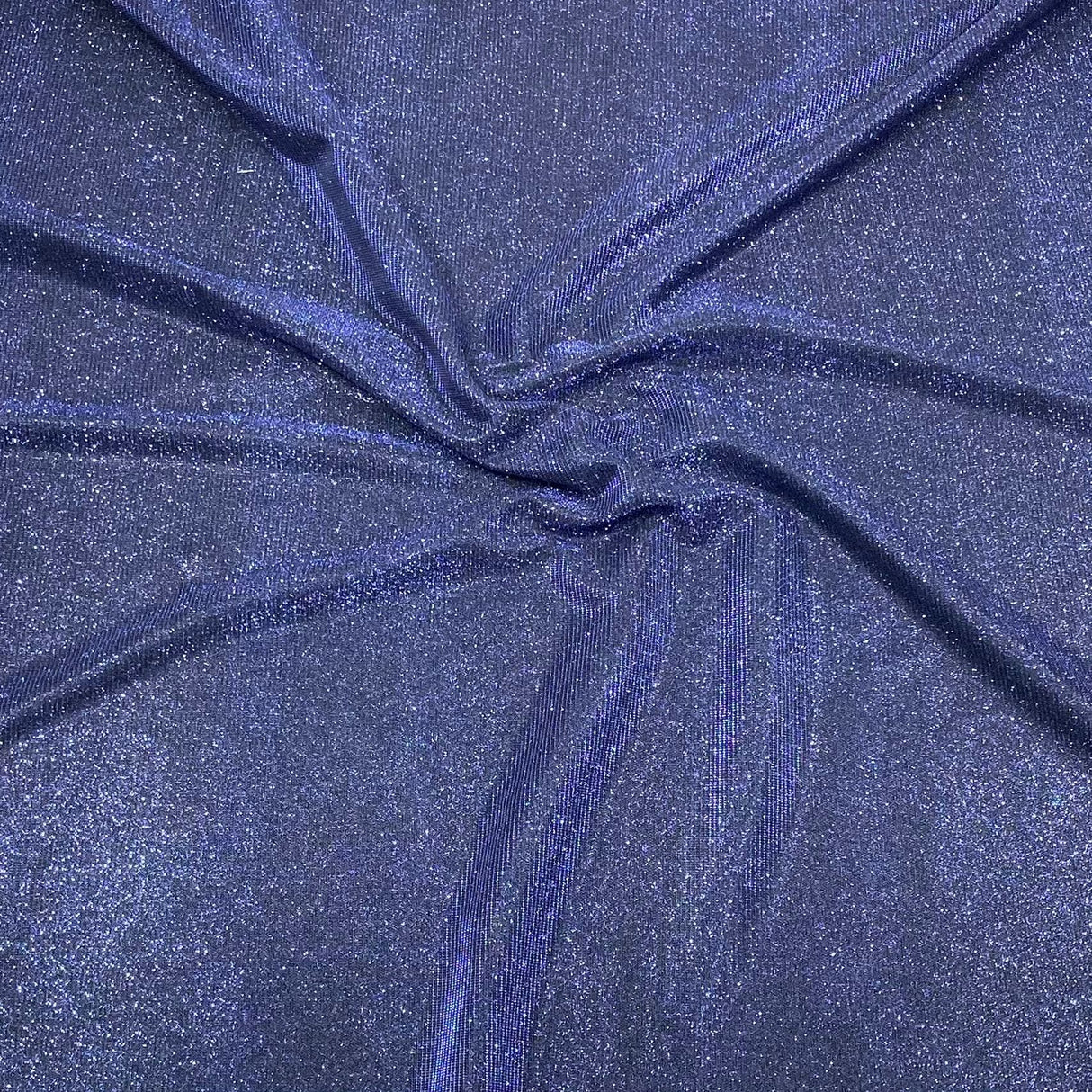Pound A Metre 3 Metres, Premium Sparkle Glitter Stretch Moonlight 55’ Wide (Navy)