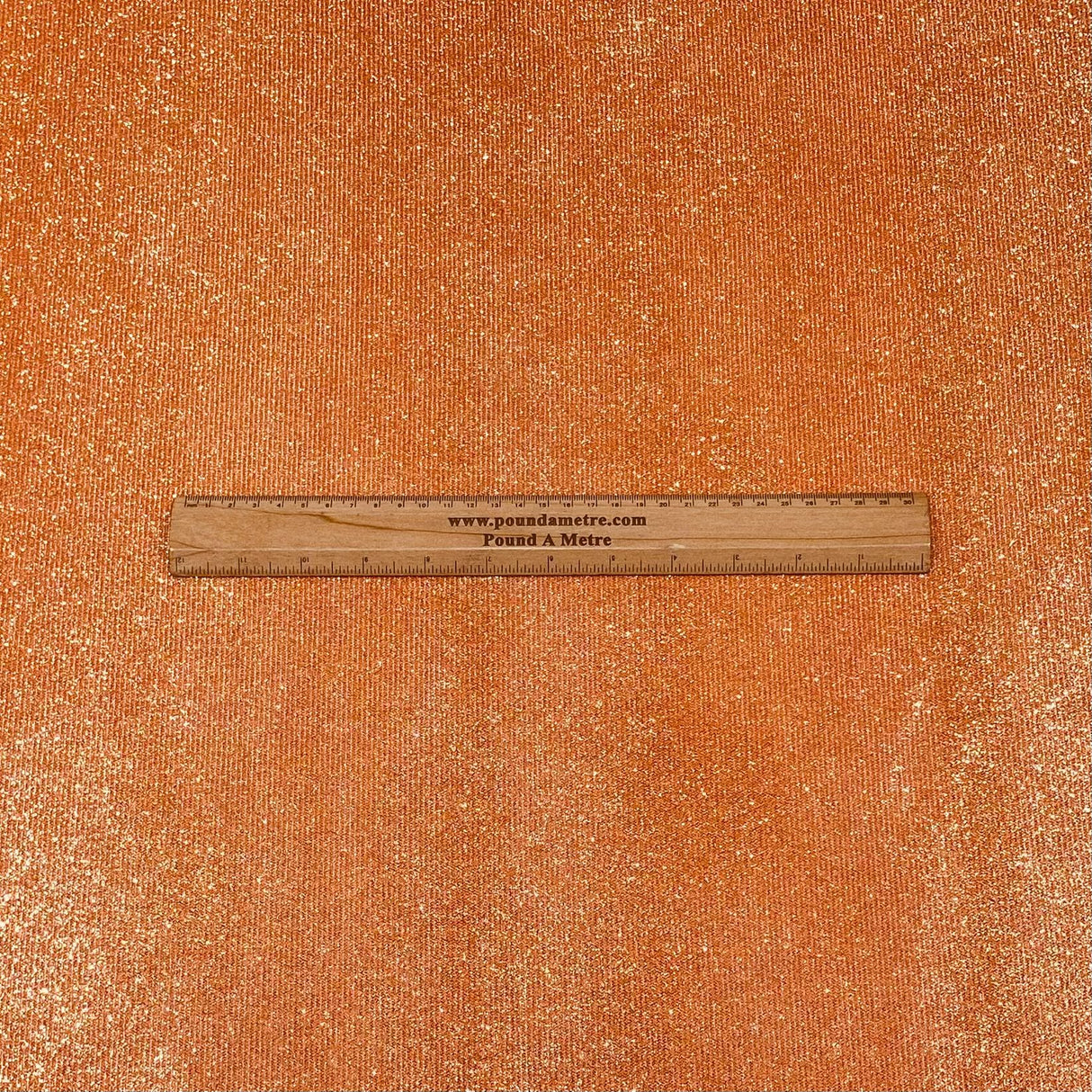 Pound A Metre 3 Metres, Premium Sparkle Glitter Stretch Moonlight 55’ Wide (Orange)