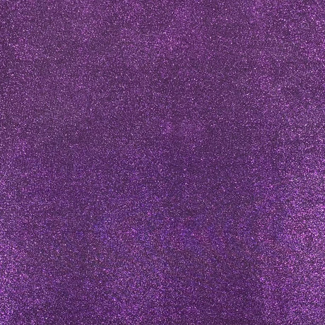 Pound A Metre 3 Metres, Premium Sparkle Glitter Stretch Moonlight 55’ Wide (Purple)