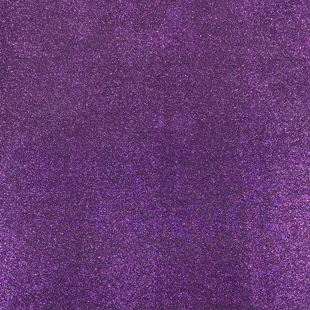Pound A Metre 3 Metres, Premium Sparkle Glitter Stretch Moonlight 55’ Wide (Purple)