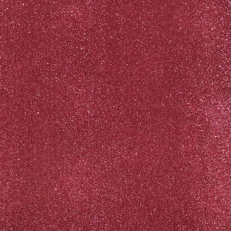 Pound A Metre 3 Metres, Premium Sparkle Glitter Stretch Moonlight 55’ Wide (Red)