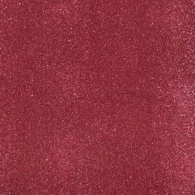 Pound A Metre 3 Metres, Premium Sparkle Glitter Stretch Moonlight 55’ Wide (Red)