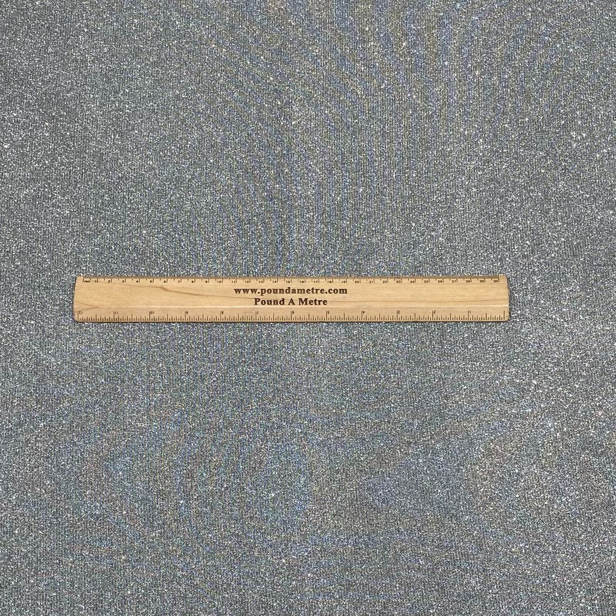 Pound A Metre 3 Metres 3 Metres, Premium Sparkle Glitter Stretch Moonlight 55’ Wide (Silver)