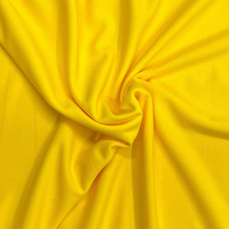 Pound A Metre 3 Metres Premium Sports Jersey Fabric – 55" Wide (Yellow) (Multi Buy)