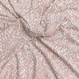 Pound A Metre 3 Metres Premium Summer Printed Jersey Fabric – 55" Wide (Brown)
