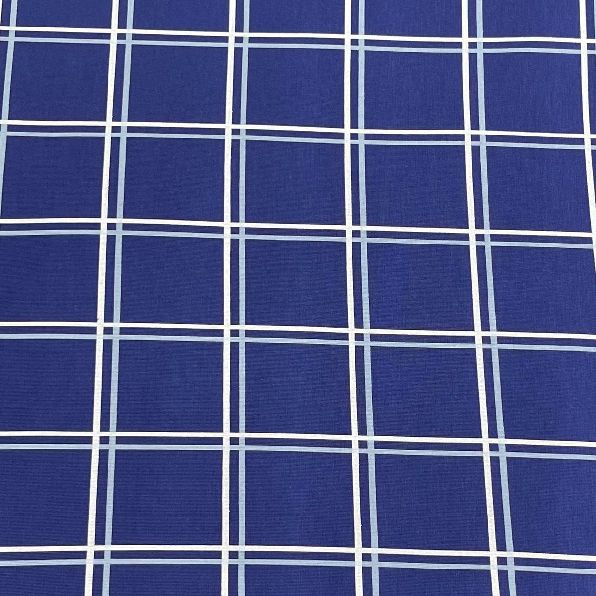 Pound A Metre 3 Metres Premium Summer Printed Jersey Fabric – 55" Wide (Checks)