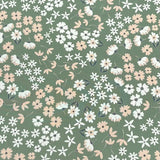 Pound A Metre 3 Metres Premium Summer Printed Jersey Fabric – 55" Wide (Garden)