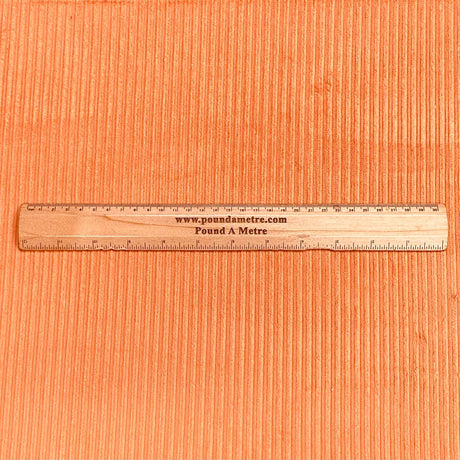 Pound A Metre 3 Metres Premium Super Soft Cotton Needle Corduroy- 55" Wide (Burnt Orange)