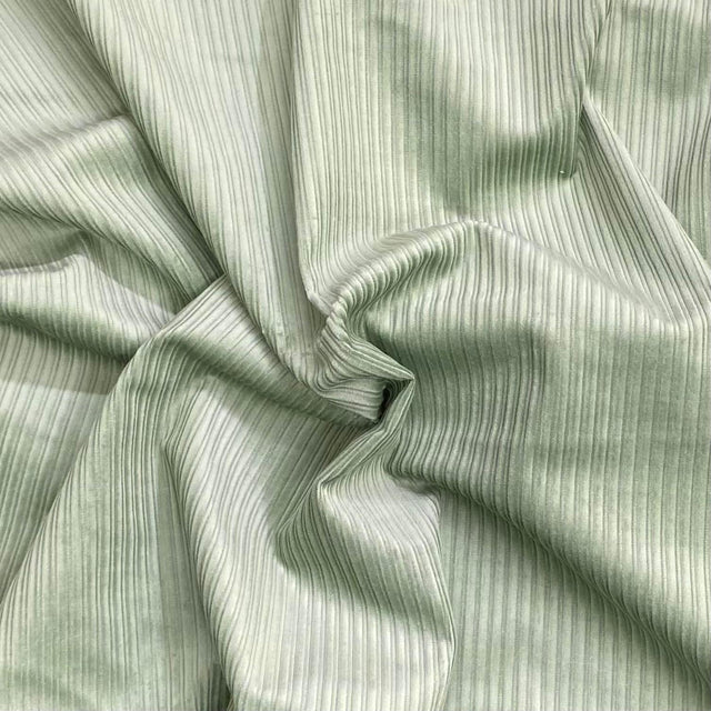 Pound A Metre 3 Metres Premium Super Soft Cotton Needle Corduroy- 55" Wide (Sage)