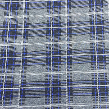 Pound A Metre 3 Metres 3 Metres Premium Tartan Effect Wool Fabric 55" Wide (Yorkshire)