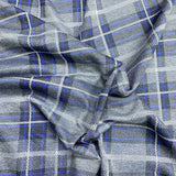 Pound A Metre 3 Metres 3 Metres Premium Tartan Effect Wool Fabric 55" Wide (Yorkshire)