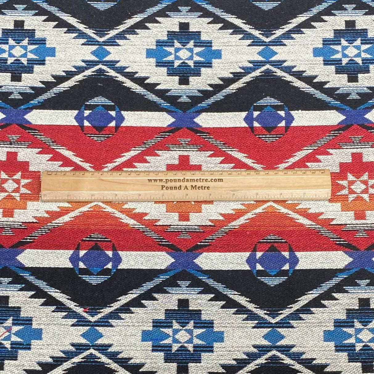 Pound A Metre 3 Metres 3 Metres Premium Textured Panama 55" Wide- (Design)