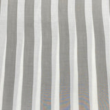 Pound A Metre 3 Metres Premium Turkish Viscose- 55" Wide (Light Grey Stripes)