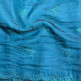 Pound A Metre 3 Metres Premium Two-Tone Crepe Fabric – 45" Wide (Teal)