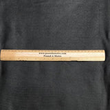 Pound A Metre 3 Metres Premium Wet Look French Terry Jersey- 55" Wide (Black)