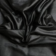 Pound A Metre 3 Metres Premium Wet Look French Terry Jersey- 55" Wide (Black)
