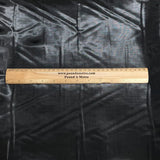 Pound A Metre 3 Metres Premium Wet Look Jersey - 55" wide (Black)