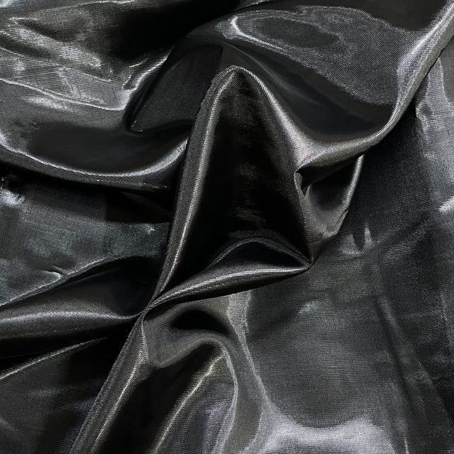Pound A Metre 3 Metres Premium Wet Look Jersey - 55" wide (Black)