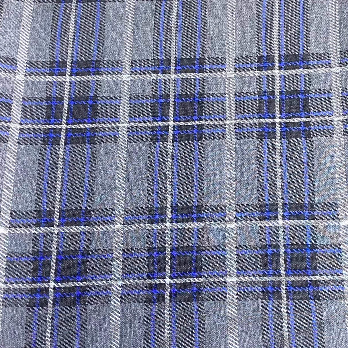 Pound A Metre 3 Metres Premium Wool Effect Jersey – 55” Wide - (Checks) (EOL)