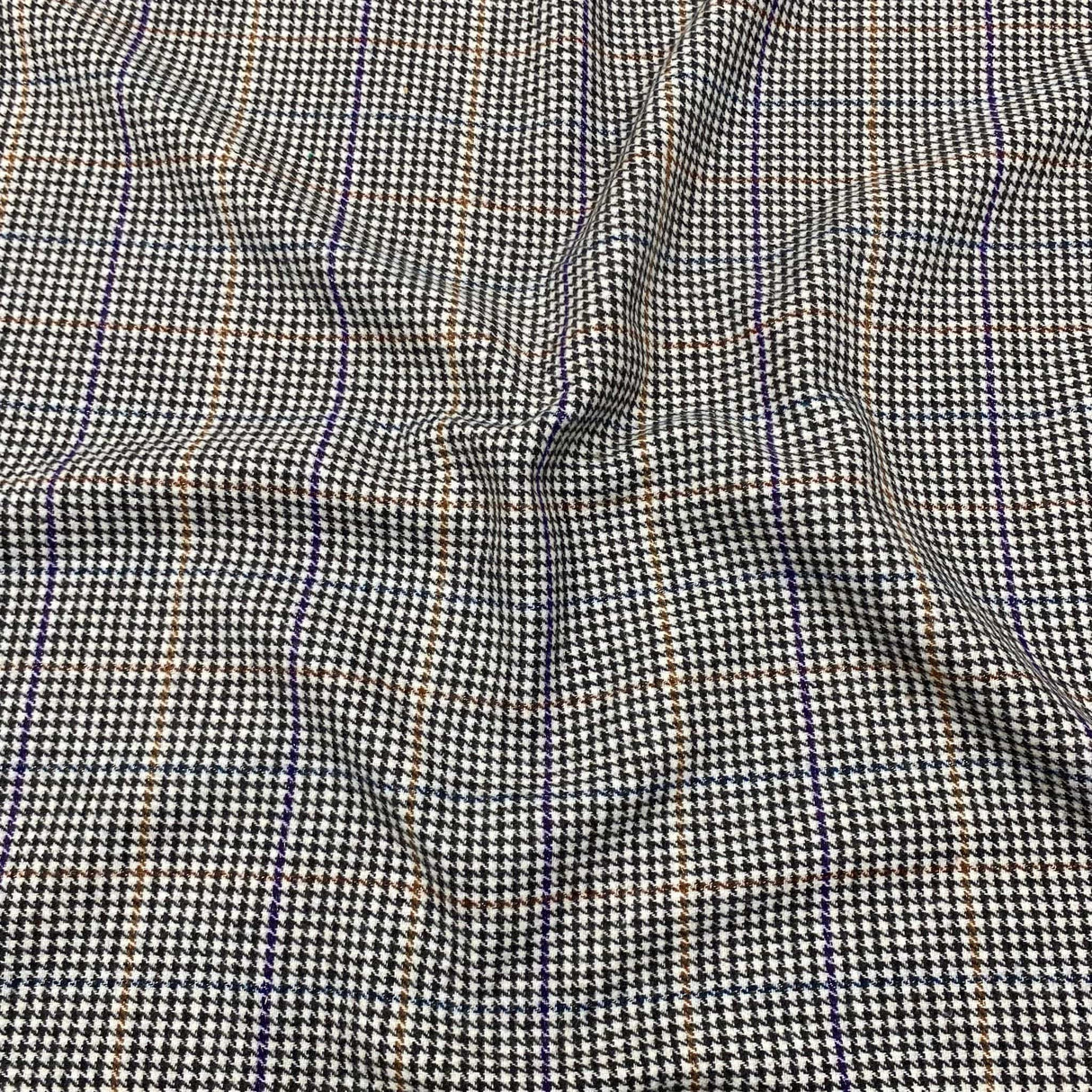 Pound A Metre 3 Metres 3 Metres Premium Wool Fabric 55" Wide  (Grey & Purple)