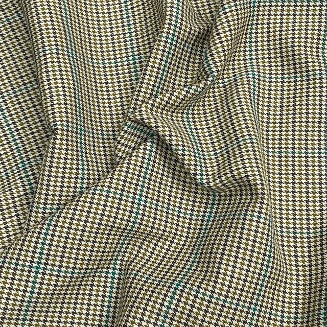 Pound A Metre 3 Metres 3 Metres Premium Wool Rich Fabric 55" Wide (Beige & Green)