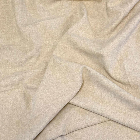 Pound A Metre 3 Metres 3 Metres Premium Wool Rich Fabric 55" Wide (Beige)