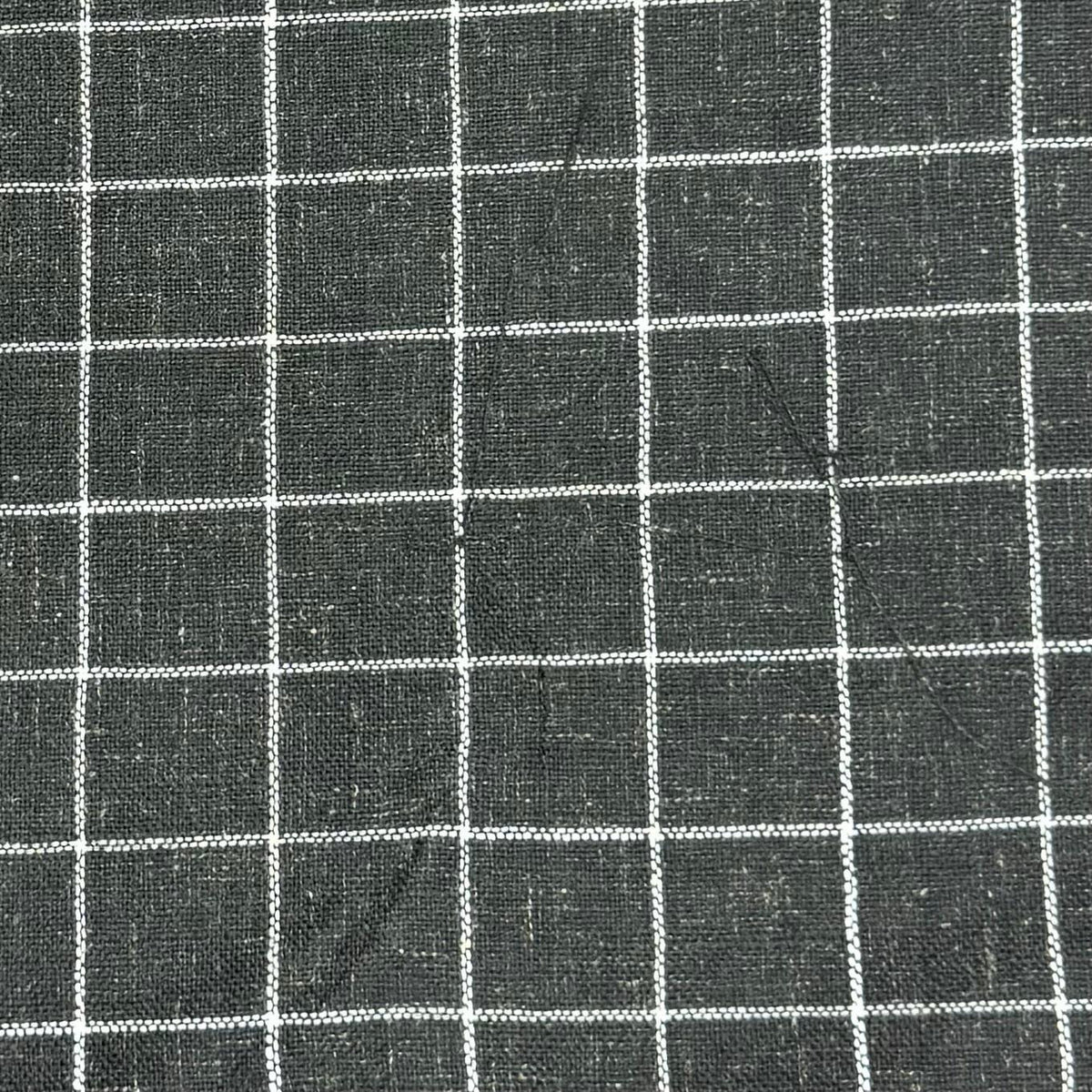 Pound A Metre 3 Metres Premium Wool Rich Fabric 55" Wide (Black Check)