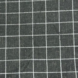 Pound A Metre 3 Metres Premium Wool Rich Fabric 55" Wide (Black Check)