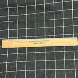 Pound A Metre 3 Metres Premium Wool Rich Fabric 55" Wide (Black Check)