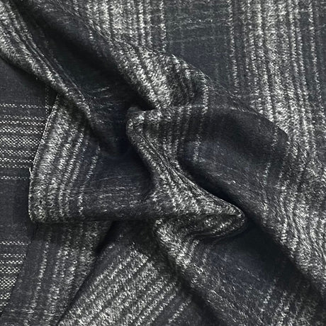 Pound A Metre 3 Metres Premium Wool Rich Fabric 55" Wide (Black)