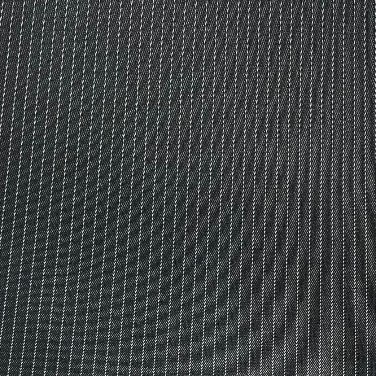Pound A Metre 3 Metres 3 Metres Premium Wool Rich Fabric 55" Wide (Black Stripes)