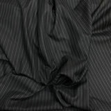 Pound A Metre 3 Metres 3 Metres Premium Wool Rich Fabric 55" Wide (Black Stripes)