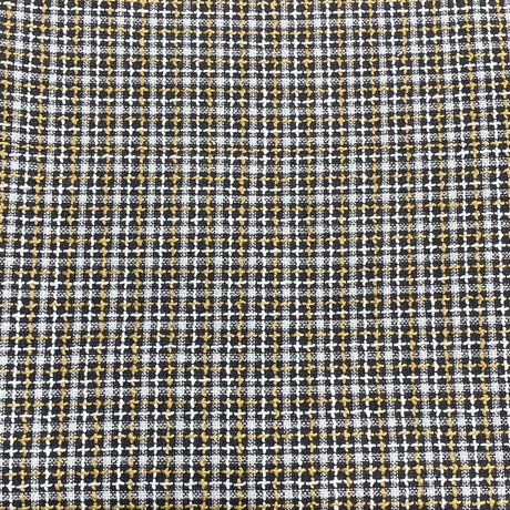 Pound A Metre 3 Metres 3 Metres Premium Wool Rich Fabric 55" Wide (Black, White & Gold)