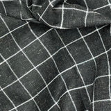 Pound A Metre 3 Metres 3 Metres Premium Wool Rich Fabric 55" Wide (Black & White)