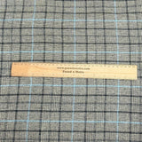 Pound A Metre 3 Metres 3 Metres Premium Wool Rich Fabric 55" Wide (Blue Lines)