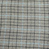 Pound A Metre 3 Metres 3 Metres Premium Wool Rich Fabric 55" Wide (Blue Lines)