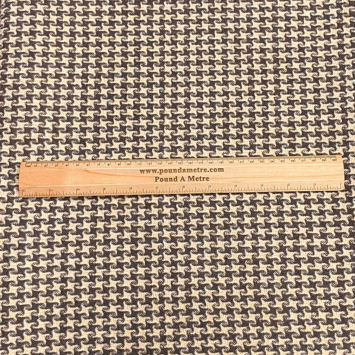 Pound A Metre 3 Metres 3 Metres Premium Wool Rich Fabric 55" Wide (Brown)