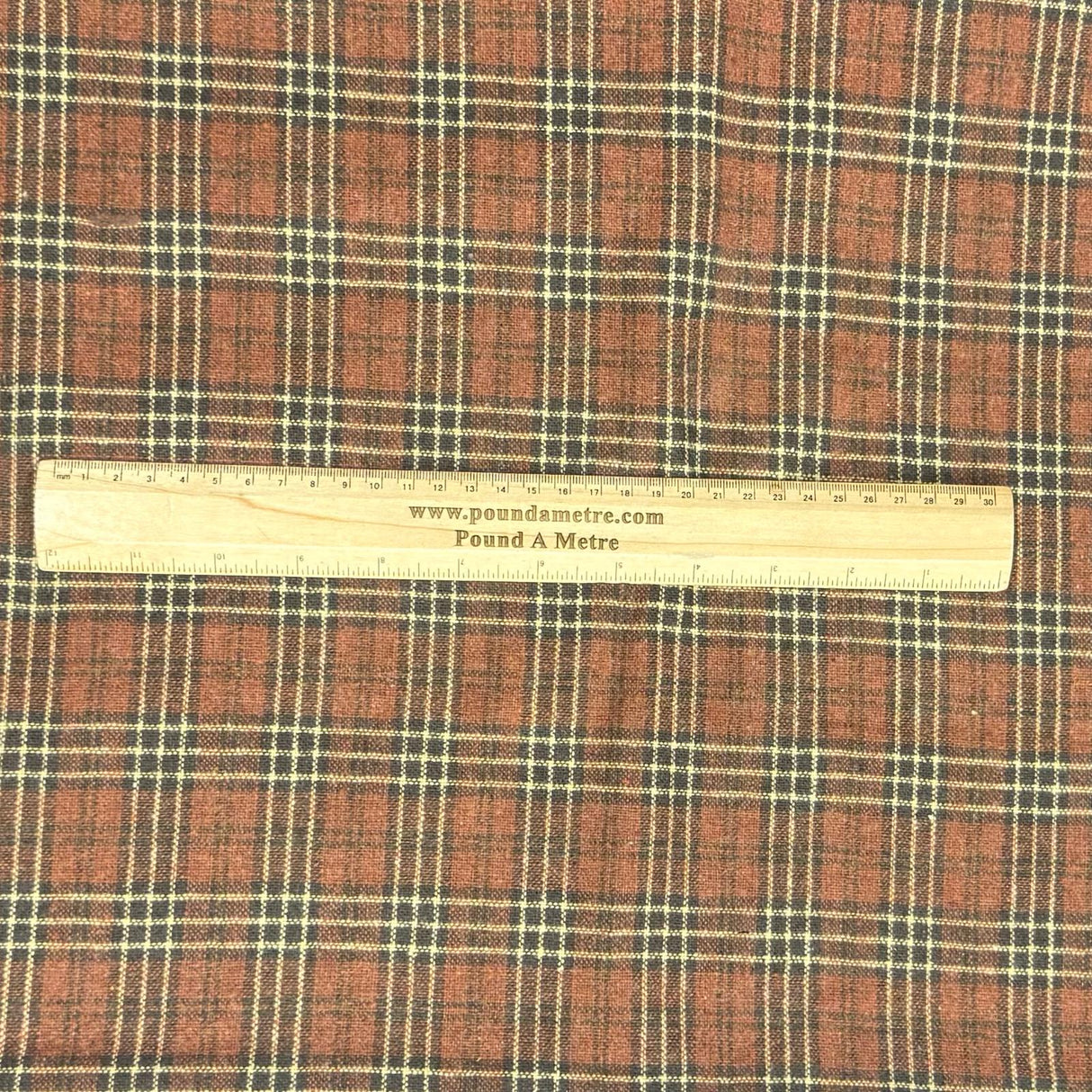 Pound A Metre 3 Metres 3 Metres Premium Wool Rich Fabric 55" Wide (Brown)