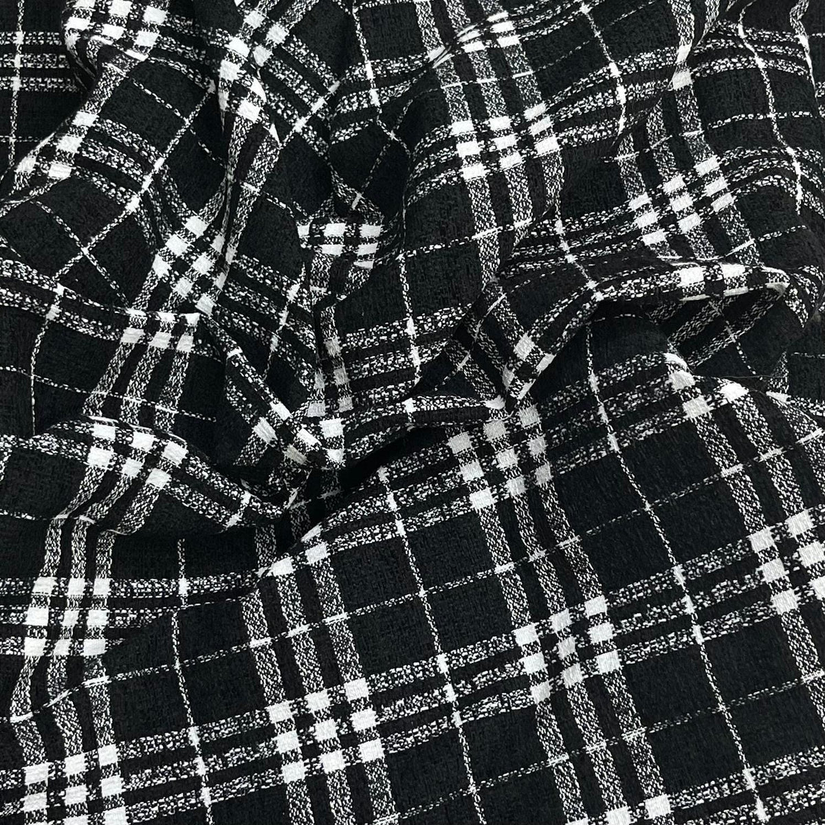 Pound A Metre 3 Metres Premium Wool Rich Fabric 55" Wide (Checkers)