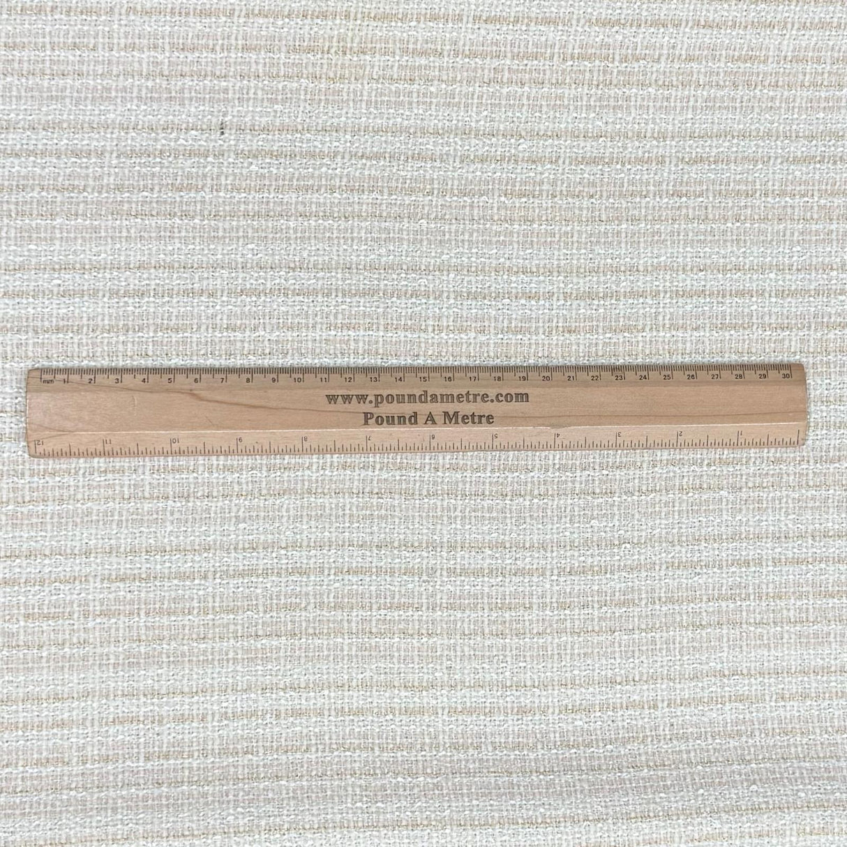 Pound A Metre 3 Metres 3 Metres Premium Wool Rich Fabric 55" Wide (Cream Pink)