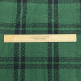 Pound A Metre 3 Metres 3 Metres Premium Wool Rich Fabric 55" Wide (Green & Black)