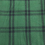 Pound A Metre 3 Metres 3 Metres Premium Wool Rich Fabric 55" Wide (Green & Black)