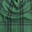 Pound A Metre 3 Metres 3 Metres Premium Wool Rich Fabric 55" Wide (Green & Black)