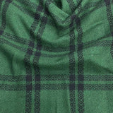 Pound A Metre 3 Metres 3 Metres Premium Wool Rich Fabric 55" Wide (Green & Black)