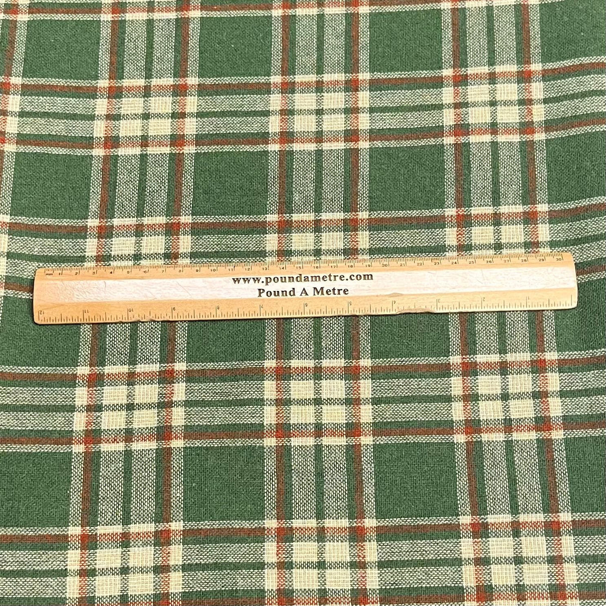 Pound A Metre 3 Metres Premium Wool Rich Fabric 55" Wide (Green)