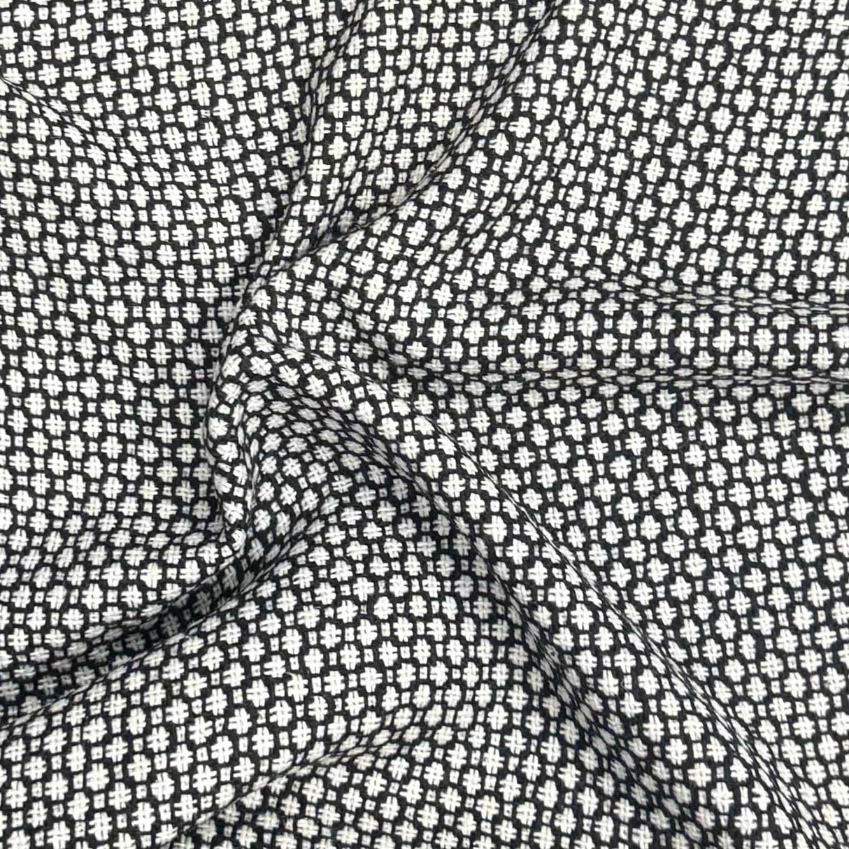 Pound A Metre 3 Metres 3 Metres Premium Wool Rich Fabric 55" Wide (Hexagon)