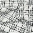 Pound A Metre 3 Metres 3 Metres Premium Wool Rich Fabric 55" Wide (White & Black)