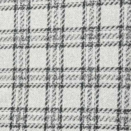Pound A Metre 3 Metres 3 Metres Premium Wool Rich Fabric 55" Wide (White & Black)