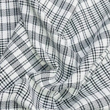 Pound A Metre 3 Metres Premium Wool Rich Fabric 55" Wide (White & Black)
